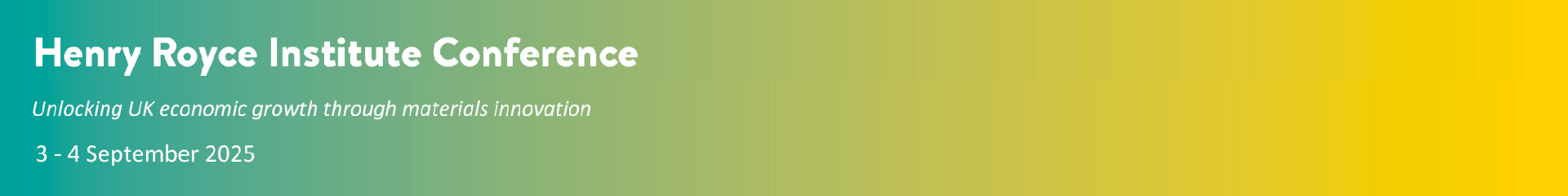 Henry Royce Institute National Conference cover image